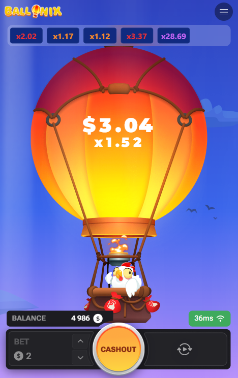 BalloniX Jeu de collision